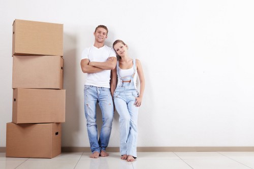 Man and van service supporting a residential move in Belsize Park
