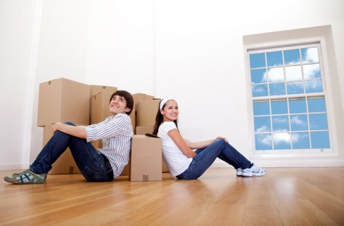 Free quote concept for Belsizepark Removals in a residential street
