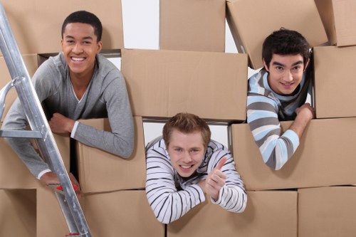 Belsize Park moving service preparing for residential and office removals